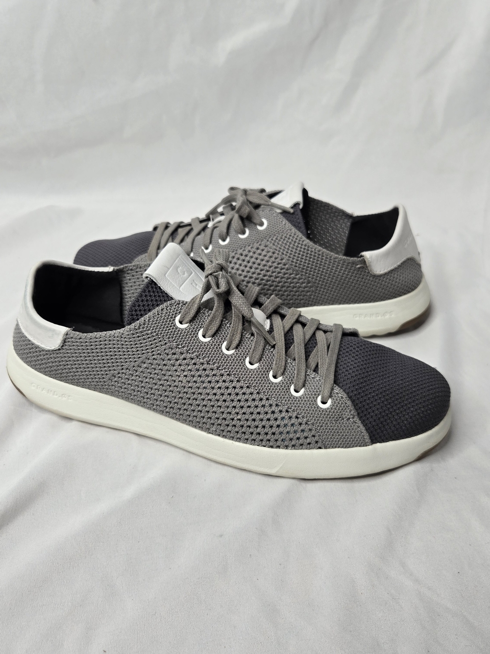 Cole Haan GrandPro Stitchlite Sneakers Men’s 9M Gray Knit C26625 Grand.ØS